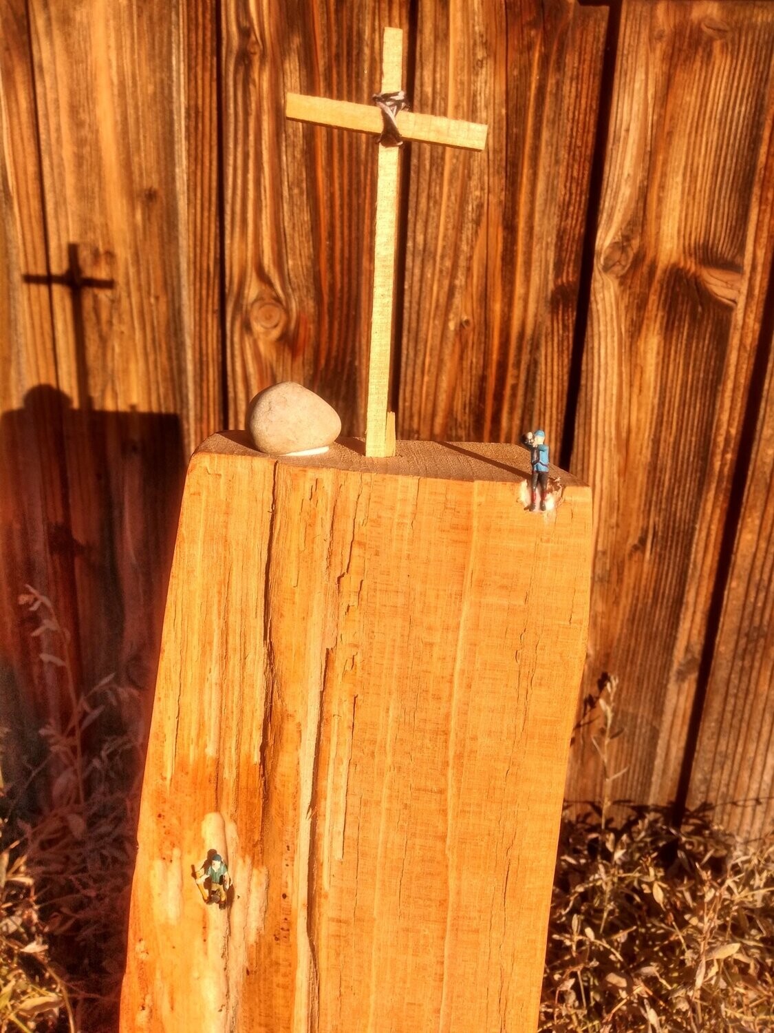 Holzskulptur Grad(t) linig