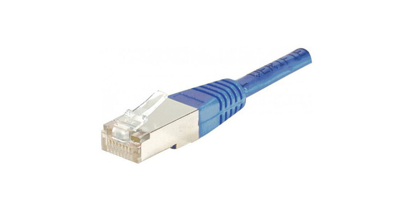 Cordon RJ45 CAT 5e F/UTP Bleu Entreprise Française livraison Rapide?
