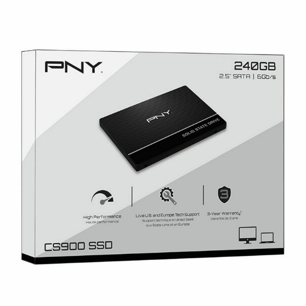 SSD PNY® CS900 Series 240 Go 2,5" SATA III Interne