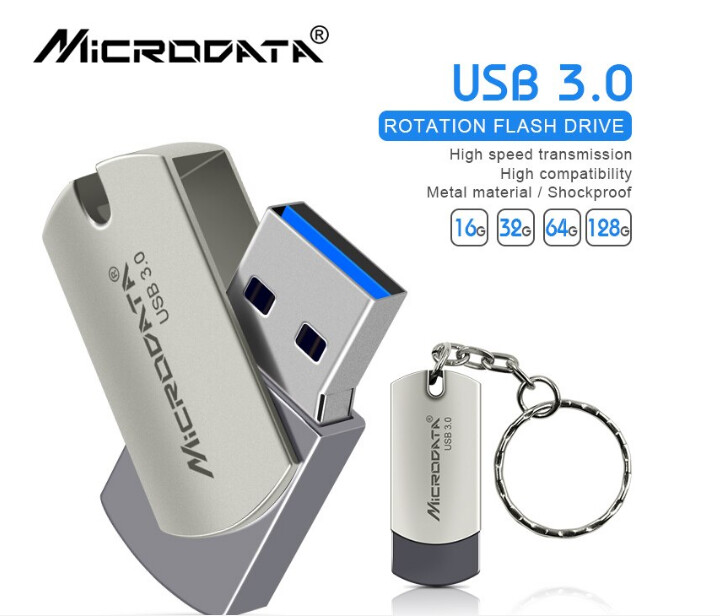 Clé USB 3.0 32Go MICRODATA® haute vitesse?rotative
