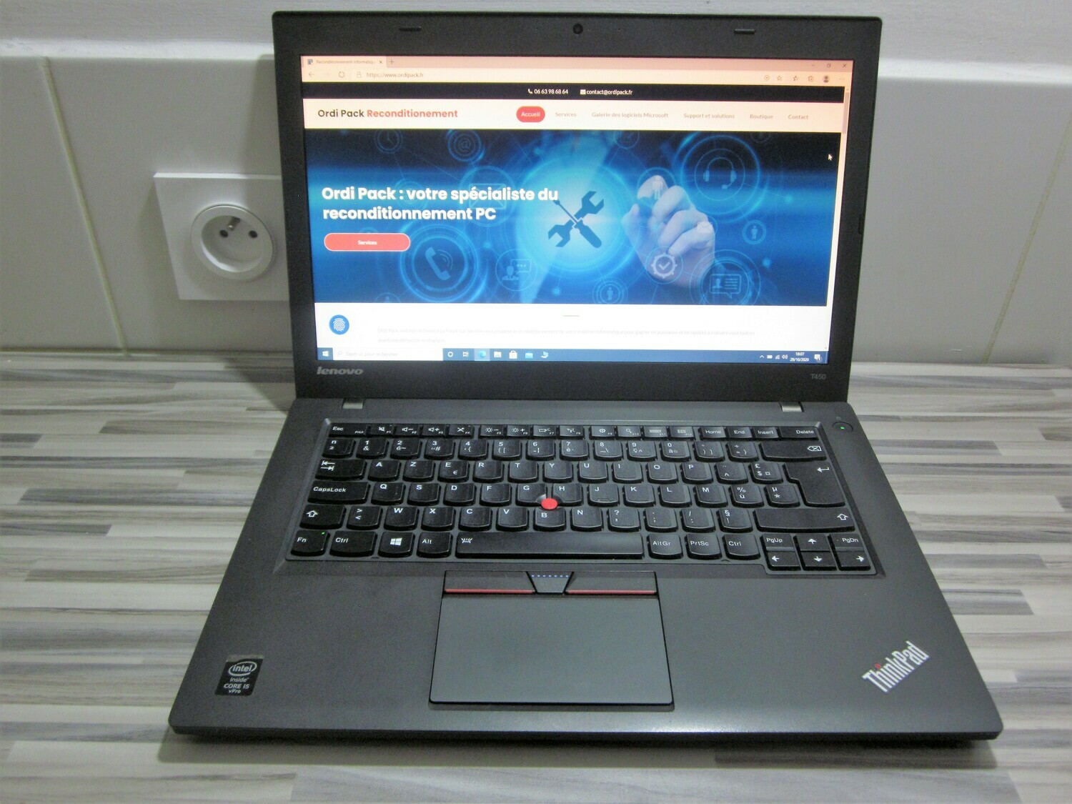 Lenovo® Thinkpad T450 Core i5-5300U Win10 Pro 8 Go Ram SSD? 256 Go