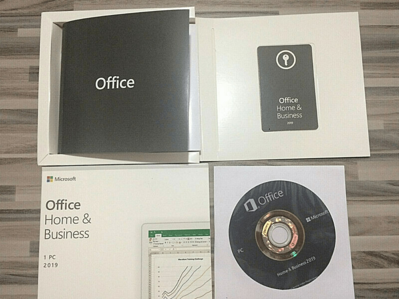 Microsoft Office 2019 Home and Business boîte pour Windows 10 et 11. Nous demander pour une commande