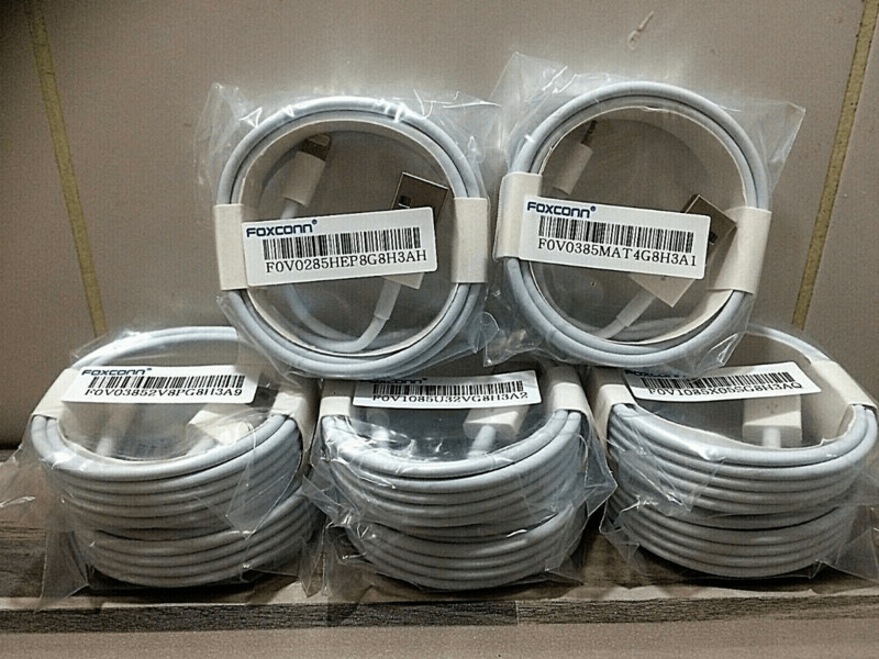 Chargeur Cable iPhone 2M USB FOXCONN MFI 5 6 7 8 X XS XR iPad iPod