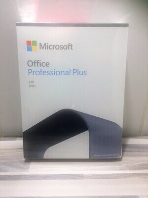 Microsoft® Office 2021 Pro Plus 1 PC format boîte neuve sous blister NOUVEAUTE