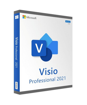 Microsoft® Visio Pro 2021 avec DVD Français.