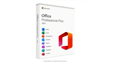 Microsoft Office 2021 Professional Plus Pour Windows 10 et 11 (1PC)