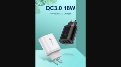 Chargeur mural USB 3.0 QUALCOMM® quick charge 3 ports