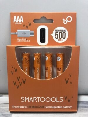 Pack de 4 Piles rechargeables USB AAA 450mah 1,2 V NiMH dernière génération