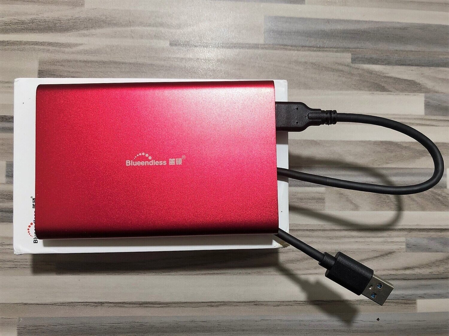 Disque dur externe Blueendless portable 2 To USB 3.0 Disque dur externe Blueendless portable 2 To USB 3.0, disque dur externe: Rouge