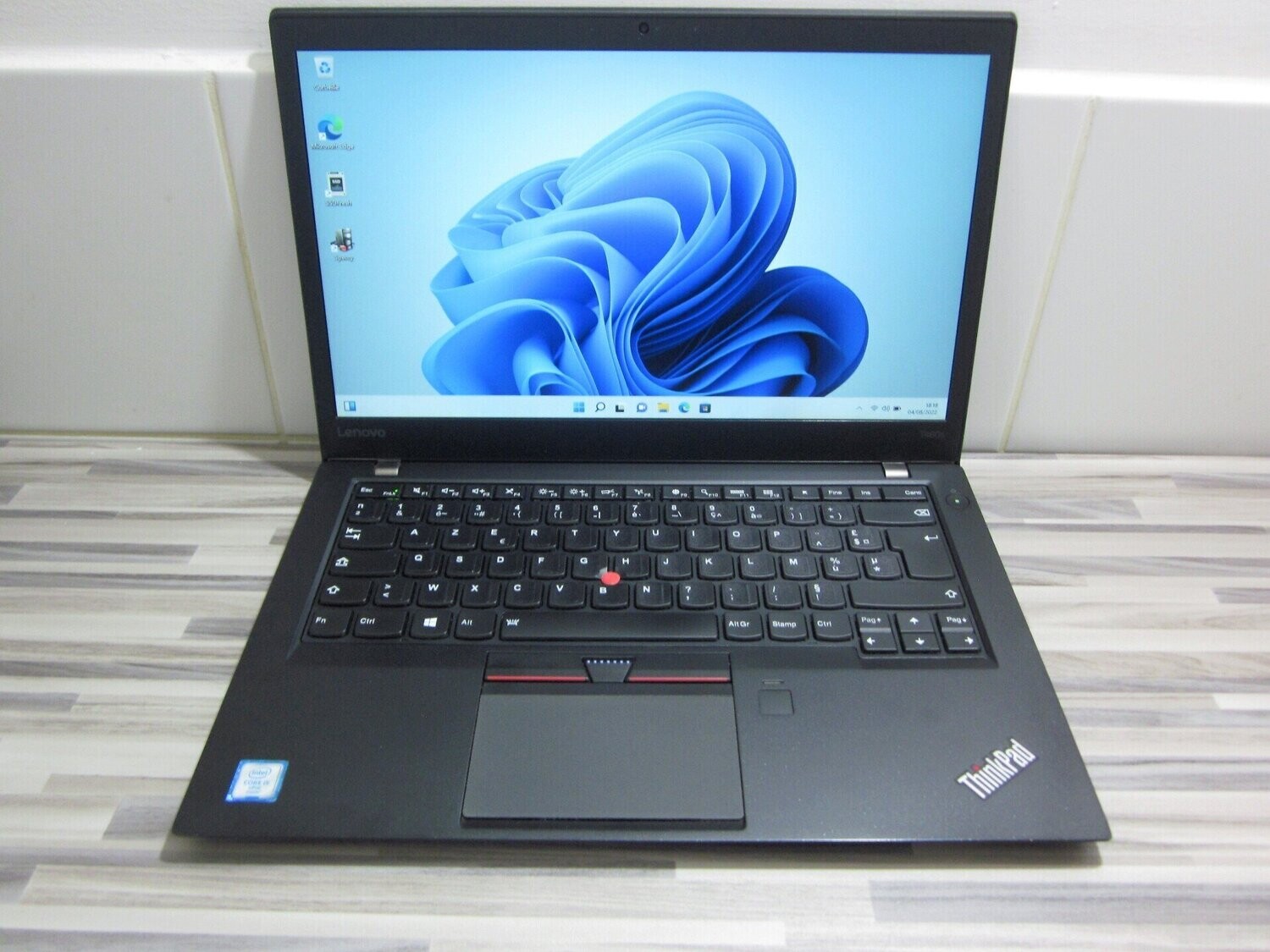 Lenovo Thinkpad T460s i5-6300U SSD 512Go Ram 8Go Windows Écran tactile Win 11