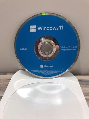 DVD ​Microsoft Windows 11 Famille 64 bits langue française