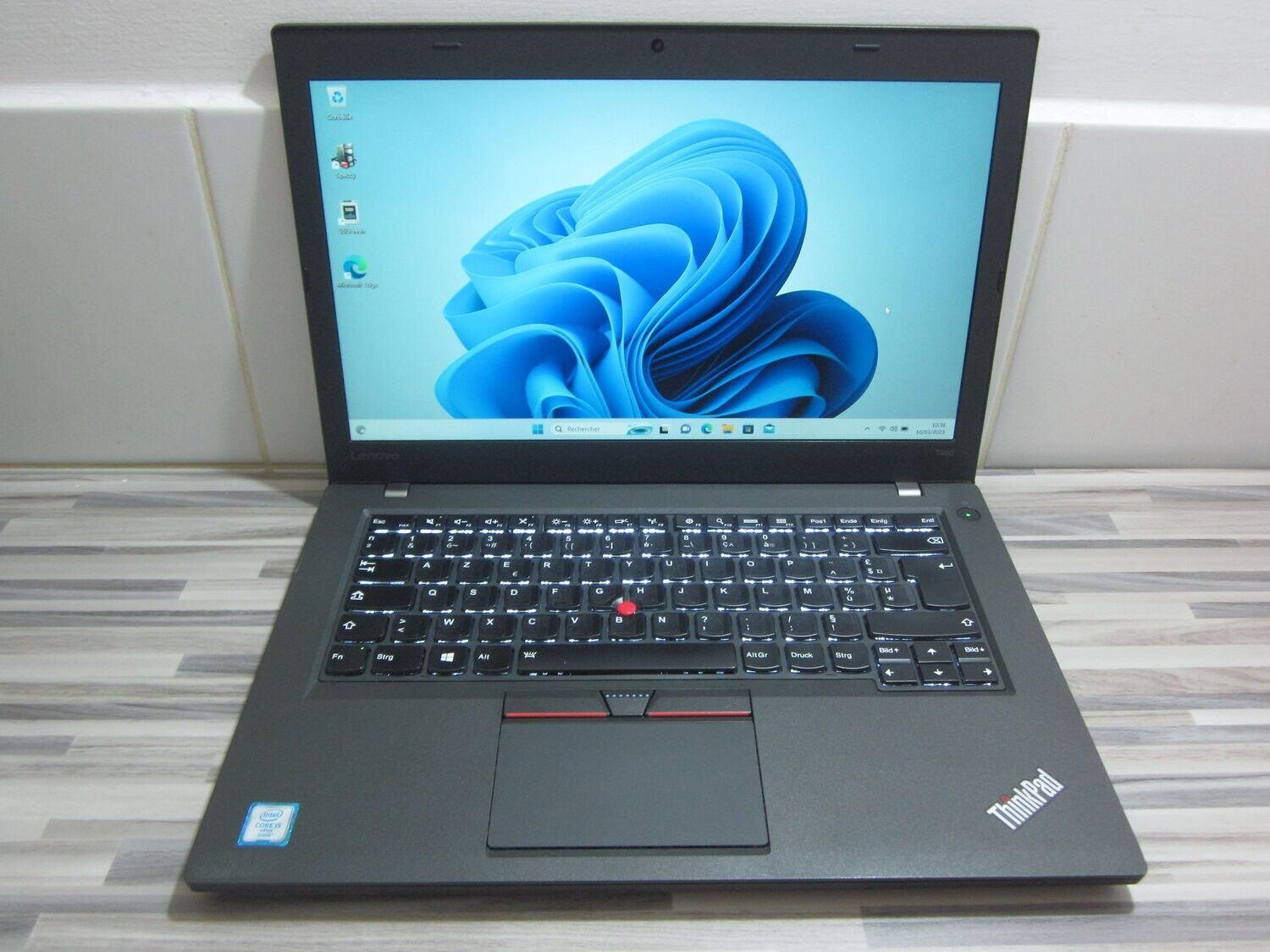 Lenovo Thinkpad T460 i5-6300U SSD 256 Go Ram 8 Go Windows 11 Professionnel