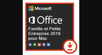 Microsoft Office Famille et Petite Entreprise 2019 Mac
