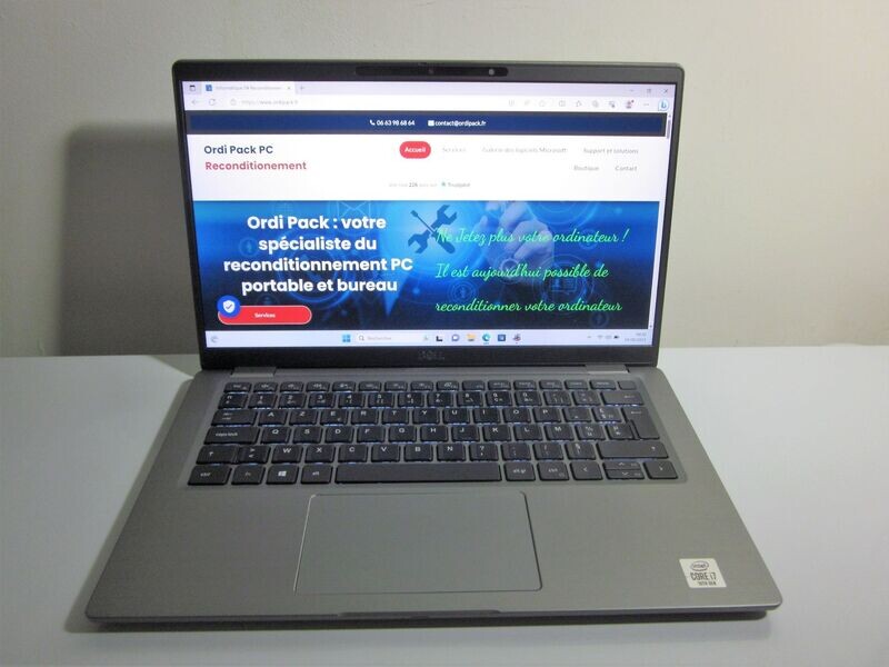 Dell Latitude 7410 Intel i7-10610U Ram 16Go SSD 256Go Windows 11 professionnel