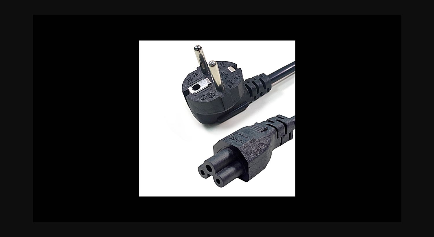 Câble Cordon Alimentation PC portable Tripolaire 3Pin AC 10A-16A 250V