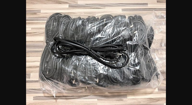 Câble Cordon d'alimentation 2 pin 1,5 m pour TV, PC, PS, Xbox