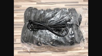 Câble Cordon d'alimentation 2 pin 1,5 m pour TV, PC, PS, Xbox