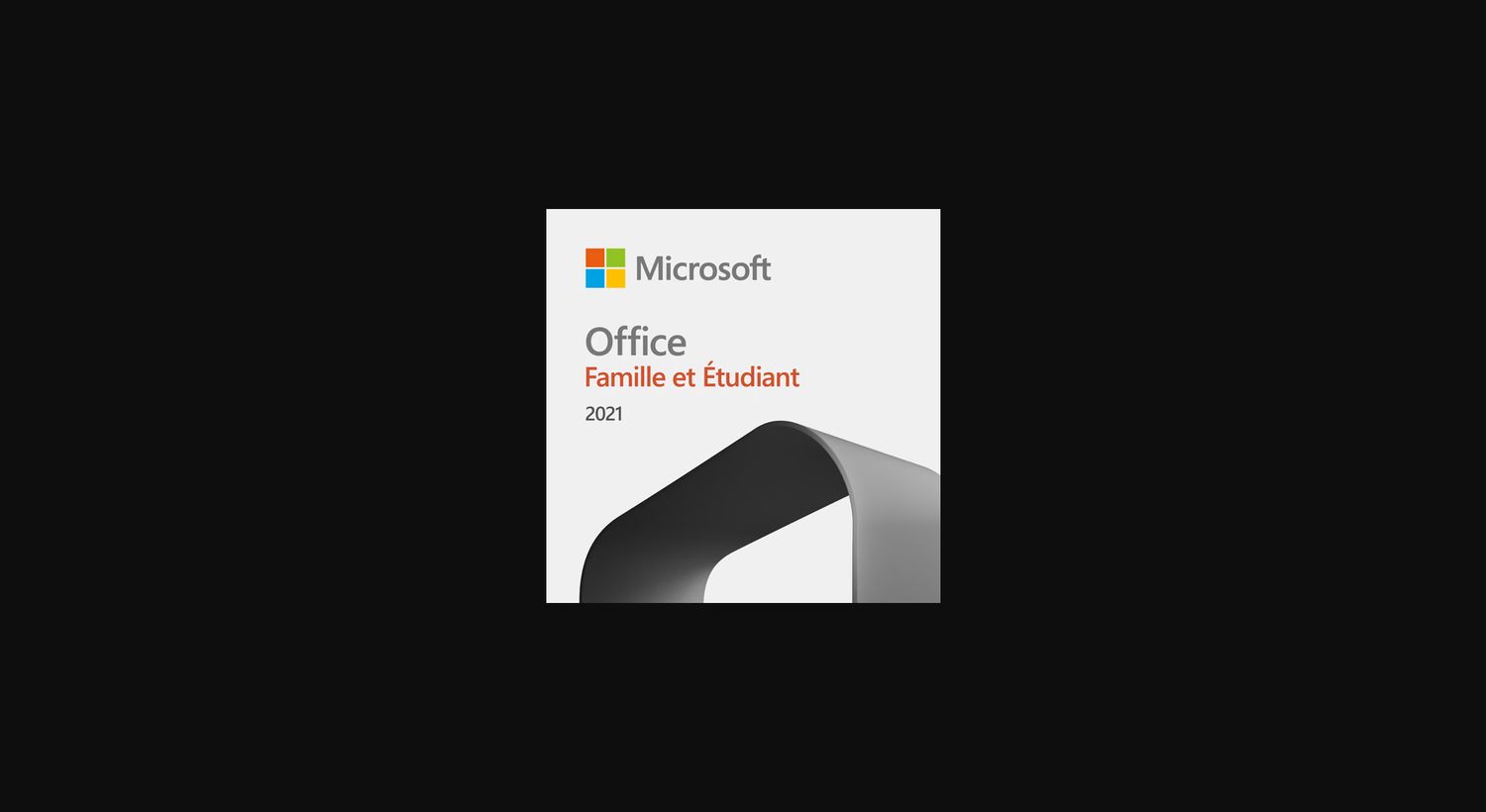 Microsoft Office Famille et Étudiant 2021 pour PC