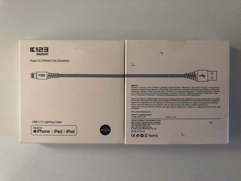 CABLE iPhone USB-A certifié Apple MFI original CHARGEUR ADAPTATEUR