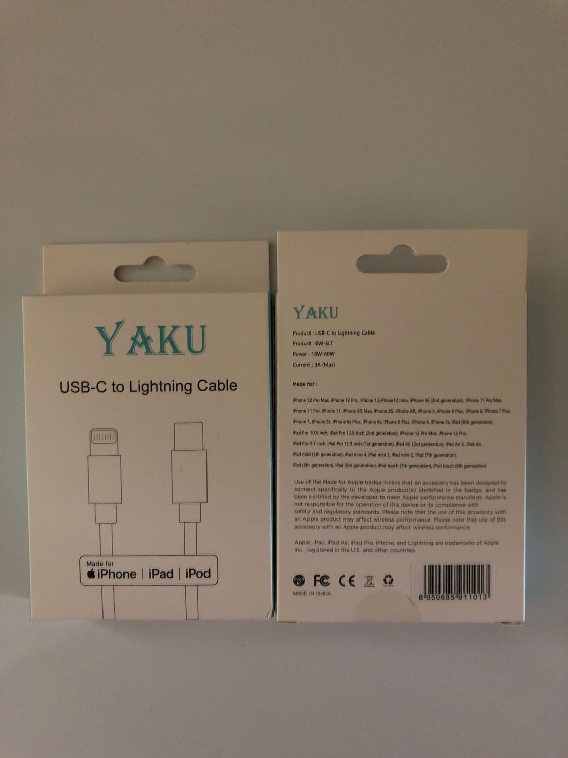 Câble Apple USB-C vers Lightning 1 m blanc