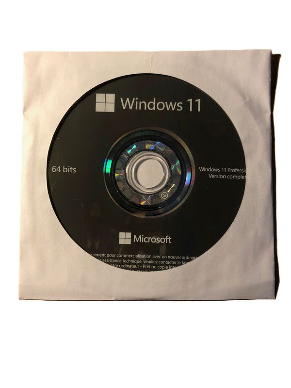 DVD Microsoft Windows 11 Pro 64-Bits langue française
