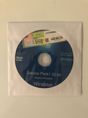 Microsoft® Windows 7 Pro 32 bit (licence autocollante + DVD). Microsoft® Windows 7 Pro 32 bit (licence autocollante + DVD).