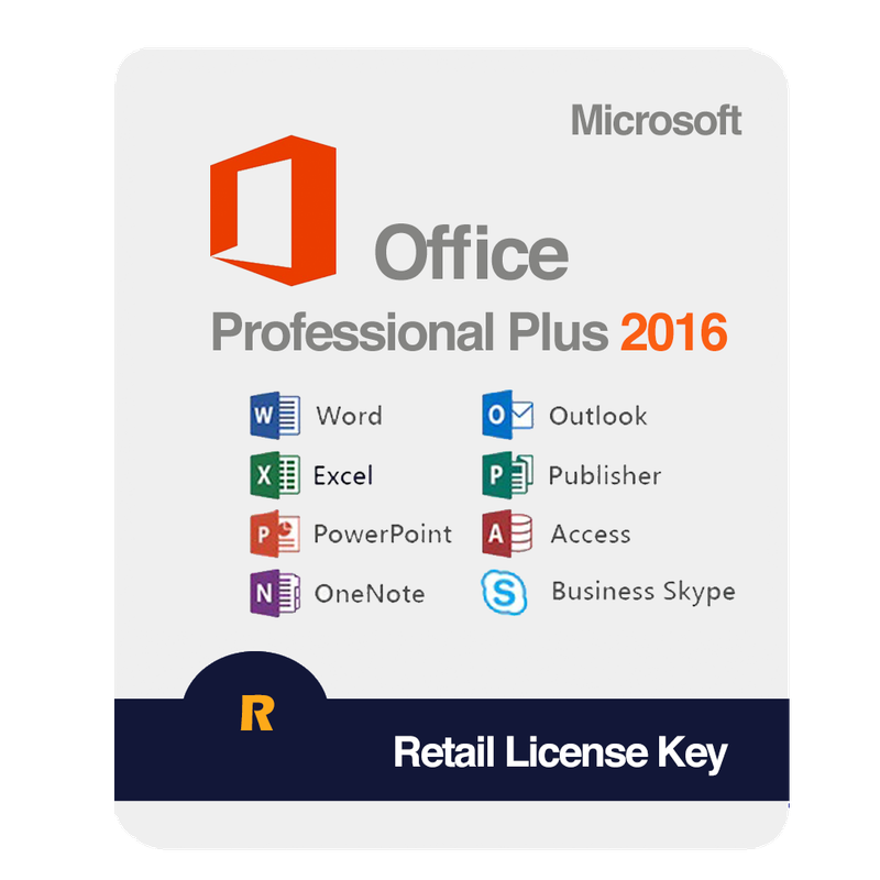 Microsoft Office 2016 Pro Plus 1 PC