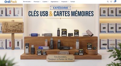 Clés USB, adaptateurs, carte mémoire