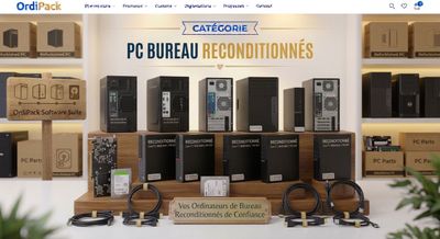PC bureau reconditionné. Nombreuses possibilités de montages.