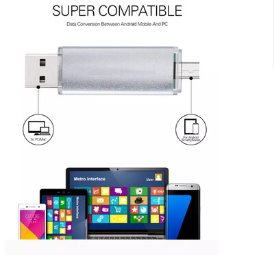 Clé usb 32Go 2en1 OTG? flash Compatible Windows, iOS, Androïd Clé usb 32Go 2en1 OTG? flash Compatible Windows, iOS, Androïd