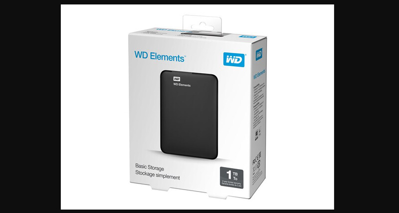 Disque Dur Externe Western Digital Elements 1 To