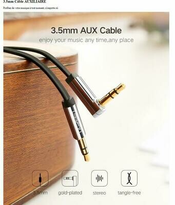 Ugreen® câble AUX Jack Male vers 3.5mm Male 1 m Ugreen® câble AUX Jack Male vers 3.5mm Male 1 m