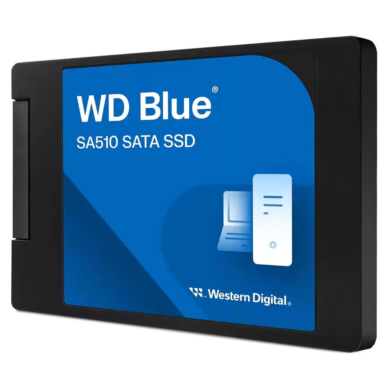 WD Blue SA510 WDS100T3B0A - SSD - 1 To - interne - 2.5" - SATA 6Gb/s - bleu