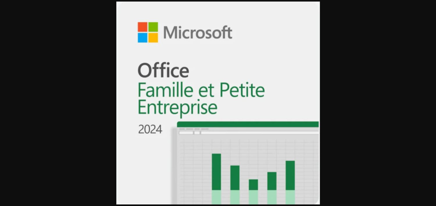 Microsoft Office Famille et Petite Entreprise 2024 – Licence définitive 1 PC ou Mac