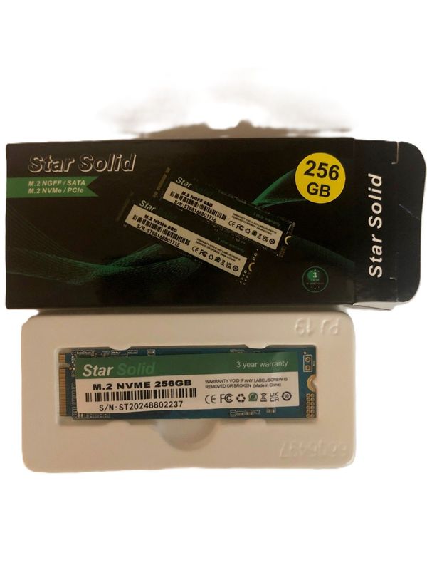 SSD M.2 NVMe 256 Go Star Solid PCIe 2280 Haute Vitesse SSD M.2 NVMe 256 Go Star Solid PCIe 2280 Haute Vitesse