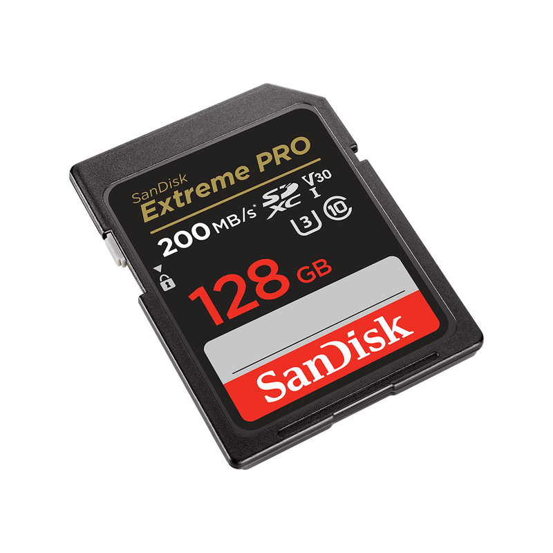 Carte SD SanDisk Extreme PRO 128 Go SDXC UHS-I U3 V30 200MB/s – Full HD 4K Ultra Carte SD SanDisk Extreme PRO 128 Go SDXC UHS-I U3 V30 200MB/s – Full HD 4K Ultra