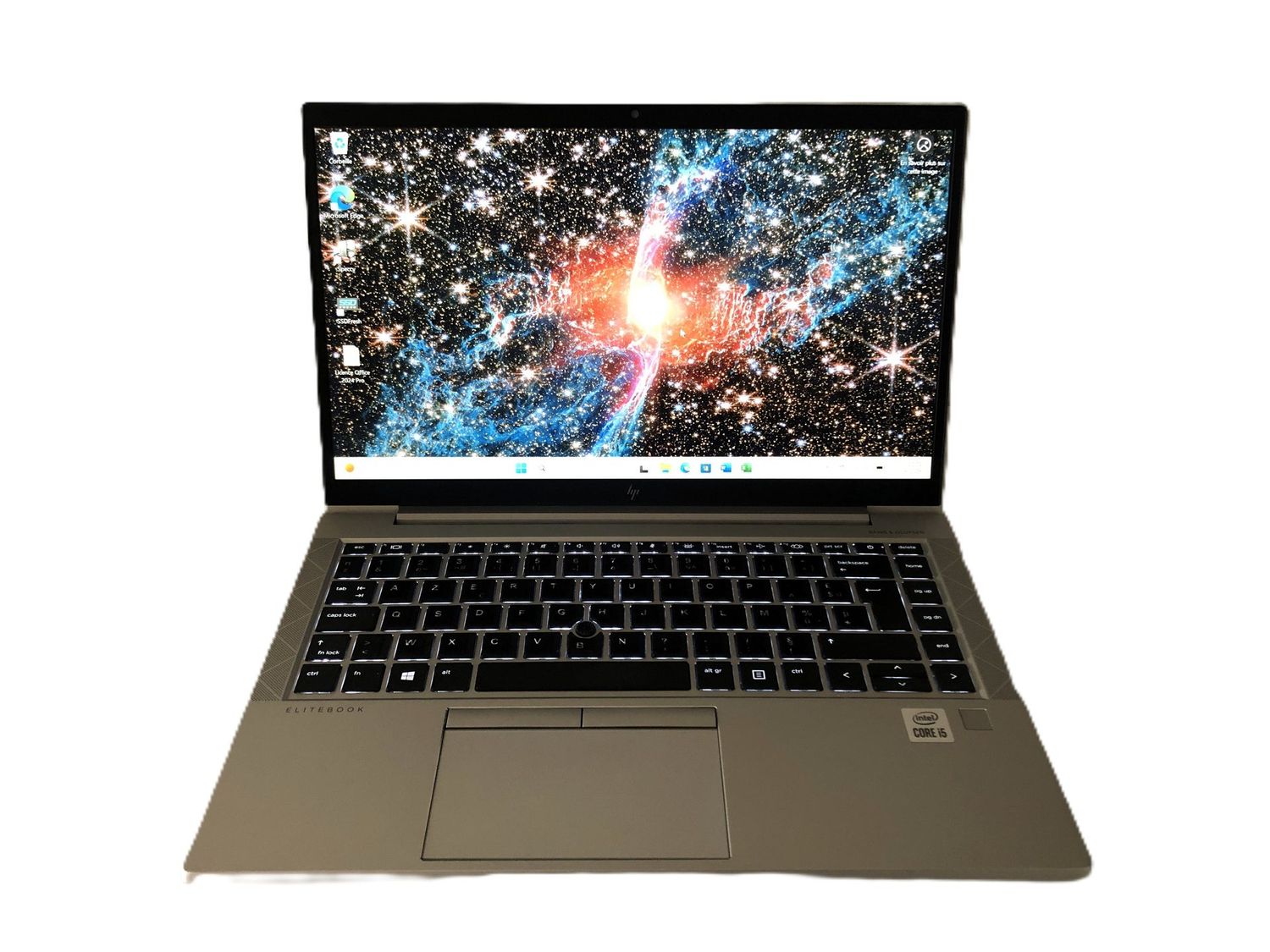HP EliteBook 840 G7 14 HP EliteBook 840 G7 14" i5-10210U, 16Go RAM, SSD NVMe 256Go, Win 11 Pro. PC pro reconditionné, AZERTY rétroéclairé, Office 2024 offert.