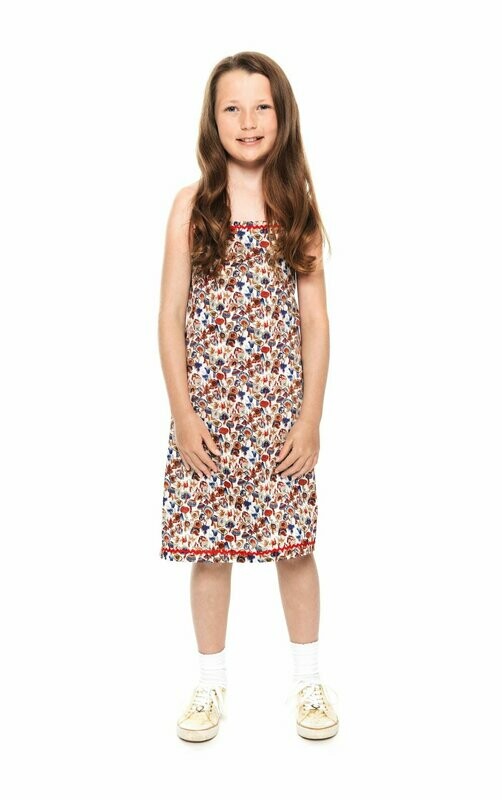 Red Toadstool Liberty of London Print dress