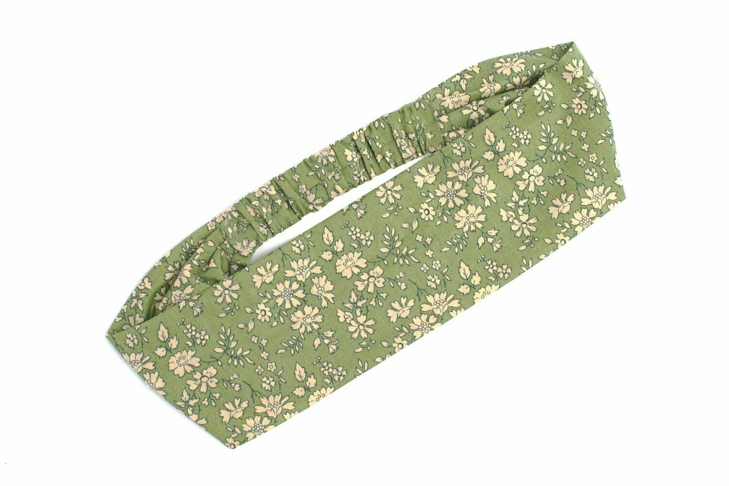 Liberty Print Green Floral Headband