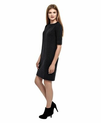 Shift Dress with cuffed sleeves