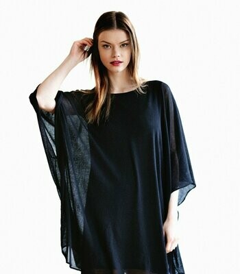 The Cape Dress In Double Layered Jersey