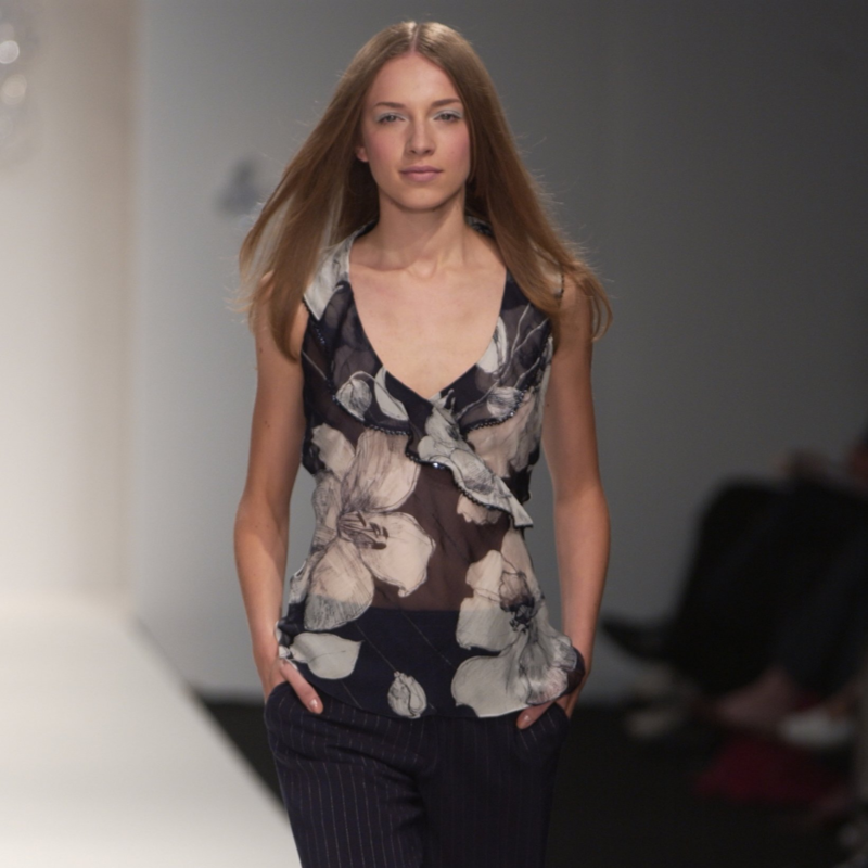 Lily Silk Printed Top