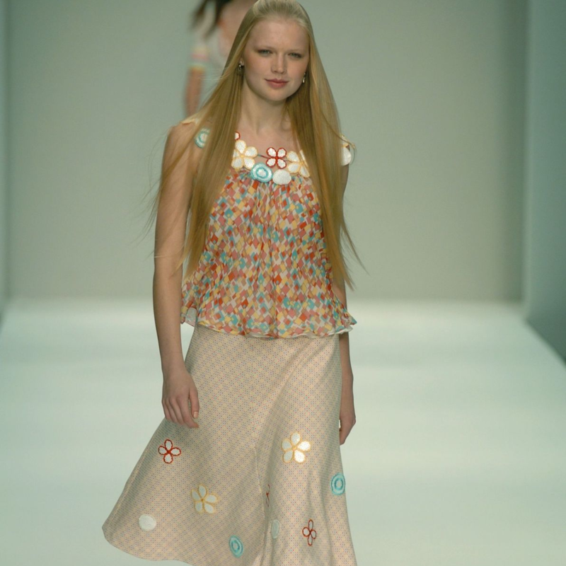 Embellished A-Line Skirt