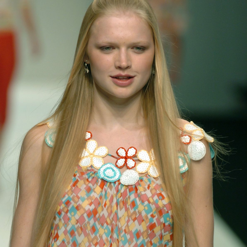 Silk Chiffon Printed Layered Top Silk Chiffon Printed Layered Top