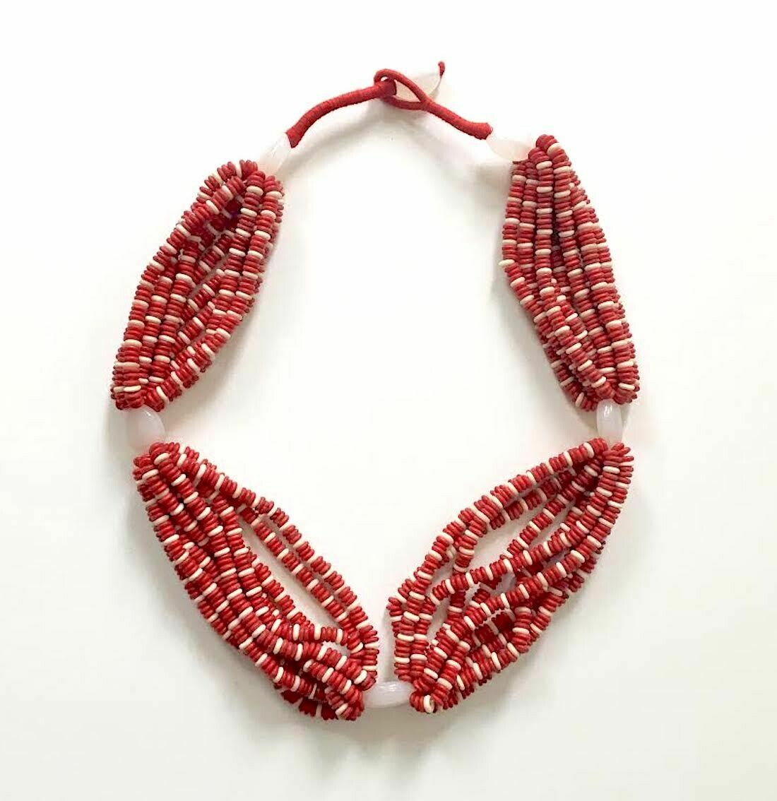 Red Disc Necklace