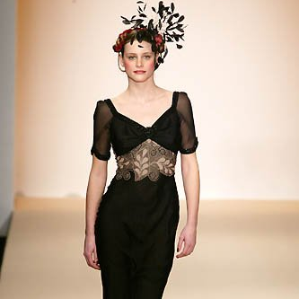 Beaded Neck Long Evening Dress