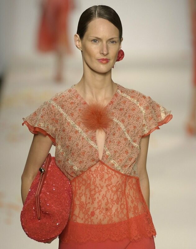 Little Roses Chiffon and Lace Top