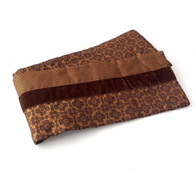Silk Jacquard and Velvet Unisex Necktie