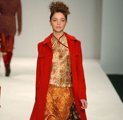 Cashmere & Wool Red Coat