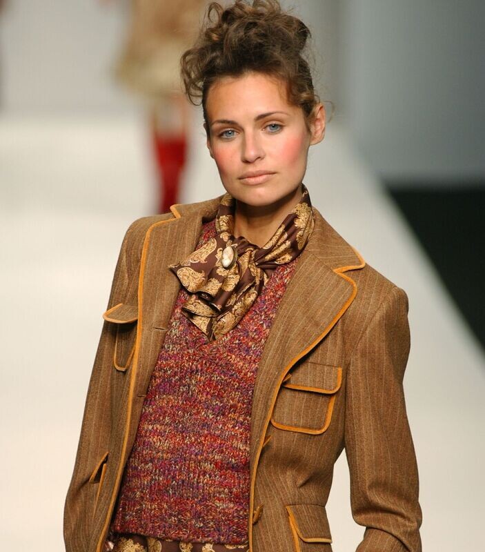 Patchwork Design Flared Trousers